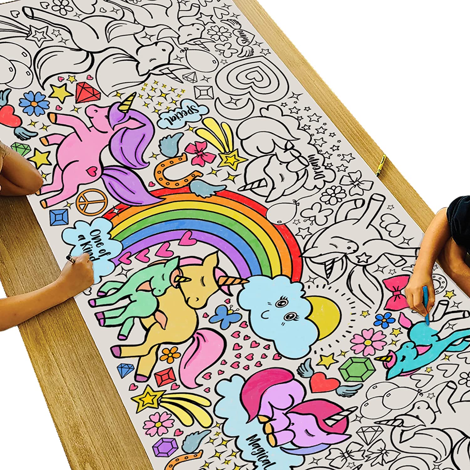 Giant Coloring Posters for Kids, Toddlers, Teens, and Adults. Big Coloring  Posters of Unicorns, Mandalas, Dragons, Fantasy, Super-Detailed Designs and  More.