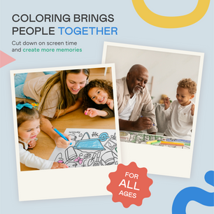 3-Pack GIANT Coloring Banners | Spring, Easter & Summer