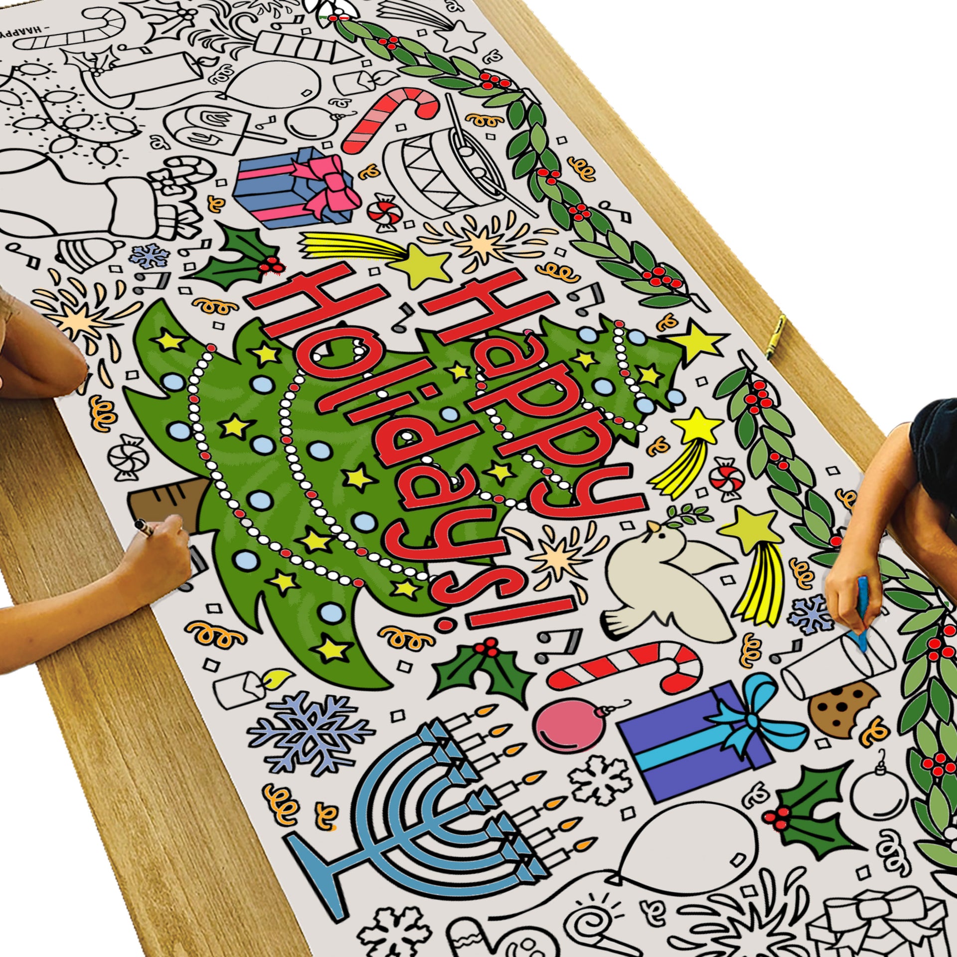 GIANT Christmas Coloring Poster